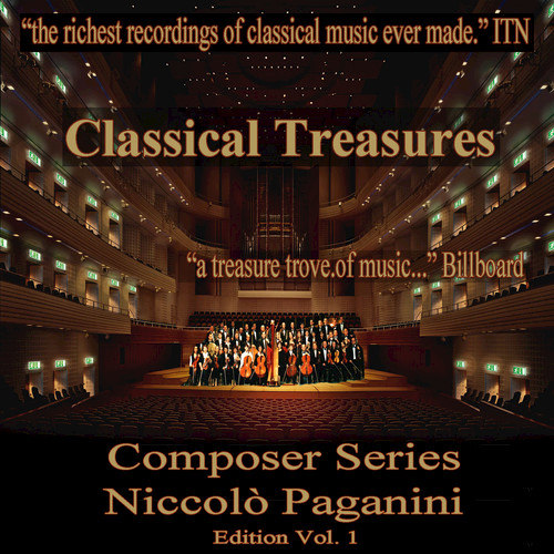 Classical Treasure Composer Series: Niccolo Paganini, Vol. 1