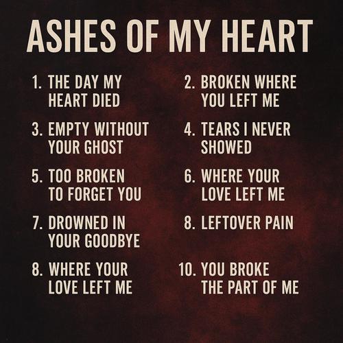 Ashes of My Heart