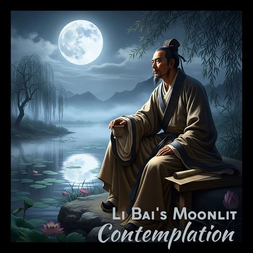 Li Bai's Moonlit Contemplation