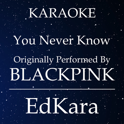 You Never Know (Originally Performed by BLACKPINK) [Karaoke No Guide Melody Version]