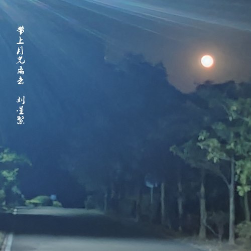 带上月光离去