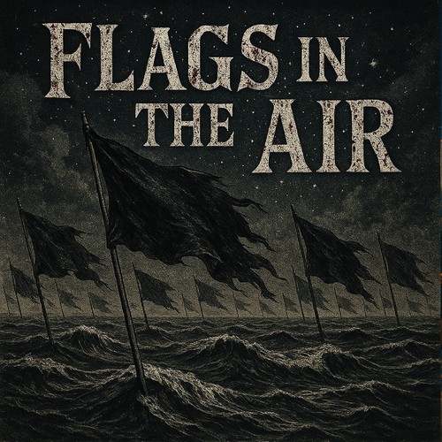 FLAGS IN THE AIR