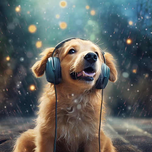 Rainwalk Melodies: Dogs Relaxing Rhythms