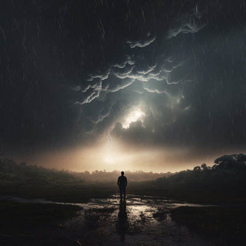 Abrazo Nocturno Del Trueno: Serenidad Del Sueño Nocturno