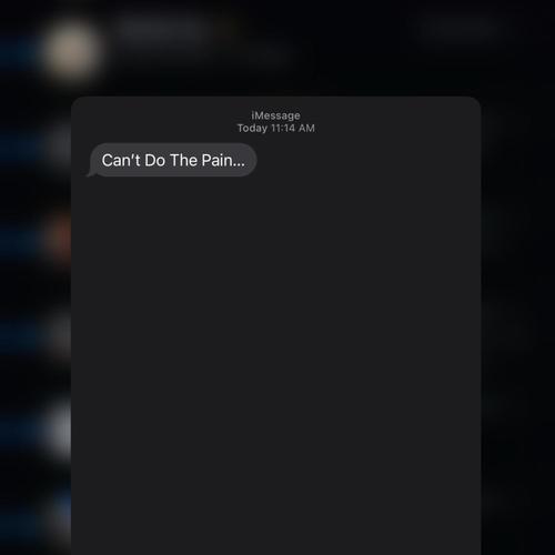 Can't Do The Pain (Explicit)