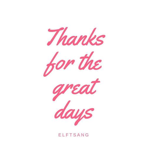 Thanks for the great days