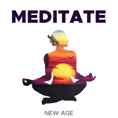 Meditate - Meditation Music with Asian Vibes, Xizang Singing Bowls, Sounds of Rain, Thunderstorm and Ocean Waves