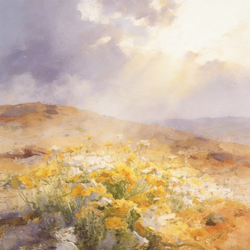 在我贫瘠土地升起的春天