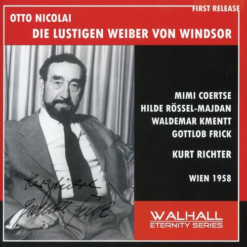 NICOLAI, O.: Lustigen Weiber von Windsor (Die) [Opera] (Frick, Braun, Heppe, Kmentt, Vienna Radio Ch