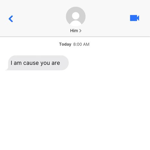 I AM BECAUSE YOU ARE