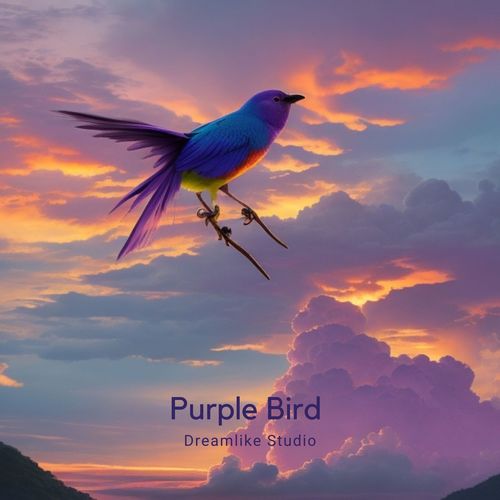 Purple bird