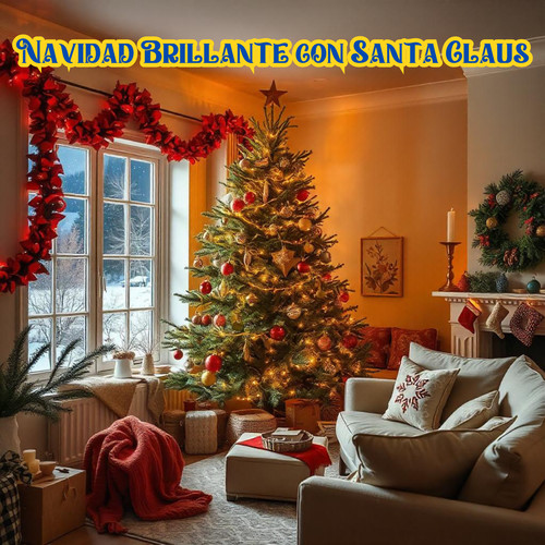 Navidad Brillante con Santa Claus