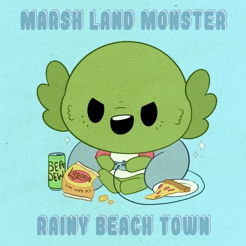 Rainy Beach Town