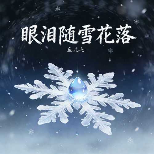眼泪随雪花落