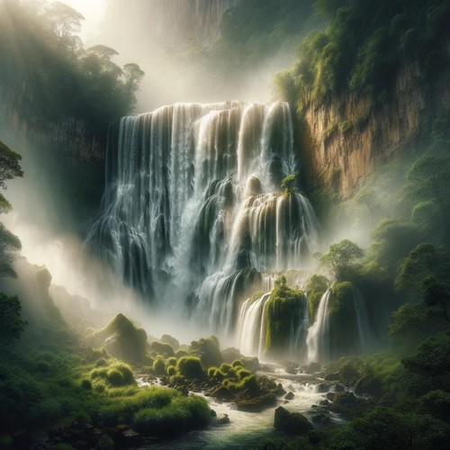 Peacefull Waterfall