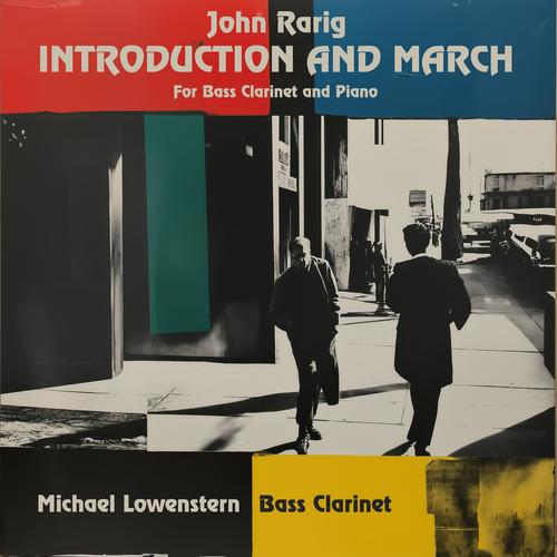 John Rarig, Introduction and March for Bass Clarinet and Piano (play-along)