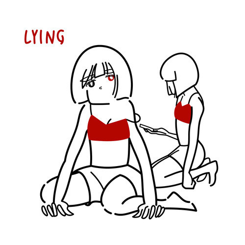 LYING