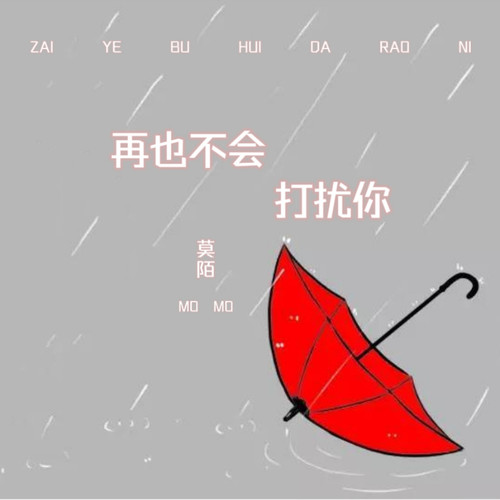再也不会打扰你
