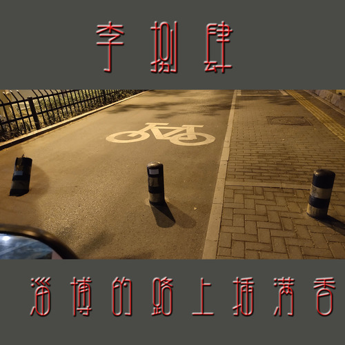 淄博的路上插满香