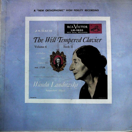 The Well-Tempered Clavier: Book 2 - Preludes And Fugues Nos. 17 To 24 (黑胶版)
