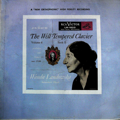 The Well-Tempered Clavier: Book 2 - Preludes And Fugues Nos. 17 To 24（黑胶版）