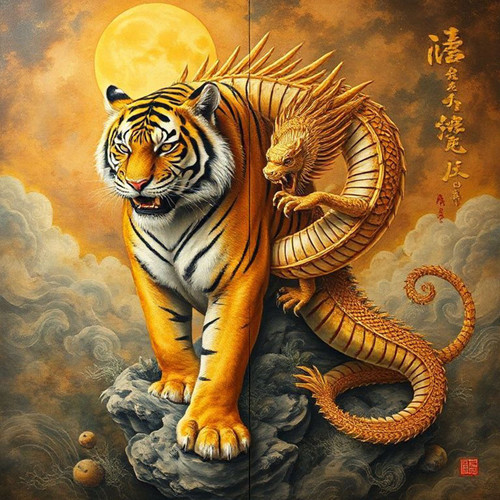 The Golden Tiger and the Rising Dragon (Explicit)