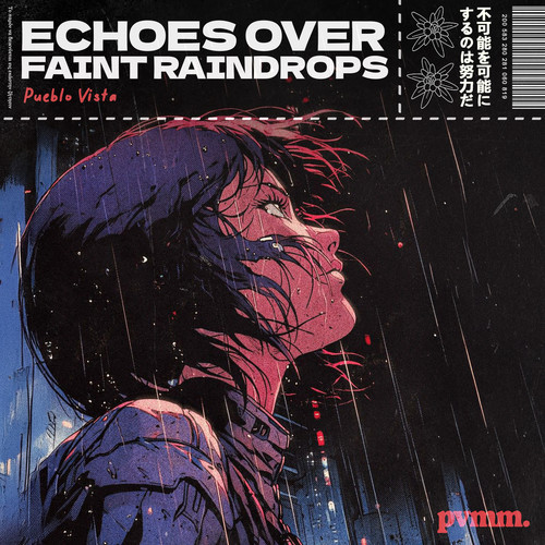 Echoes over faint raindrops