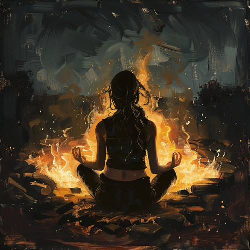 Cadencia Del Fuego Binaural: Armonía De Meditación