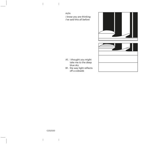 I Know You Are Thinking I've Said This All Before