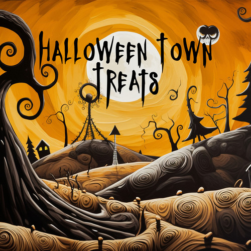 Halloween Town Treats (Scary Stories, Spooky October Season, Halloween Atmosphere)
