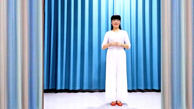 广场舞 - 古风歌曲《折风渡夜》好听又好看 附分解 (广场舞)