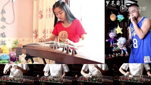 玉面小嫣然 - 植物大战僵尸 (古筝 + 竹笛 + bbox 版)