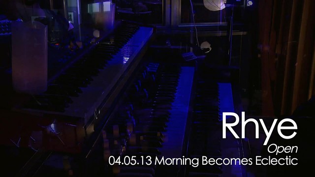 Rhye - Open (Live) (Live on KCRW)