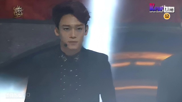 EXO-M - 咒文 ( JTBC金唱片颁奖典礼现场版 14/01/16)