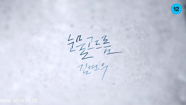 金烟雨 - 눈물고드름 (歌词版)