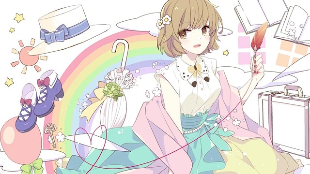 PolyphonicBranch - 二人の白地図 (歌词版)