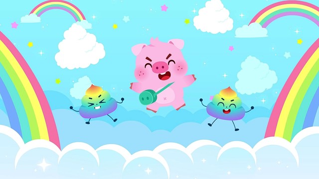 LOTTY FRIENDS - Poo-Poo, Rainbow Poo