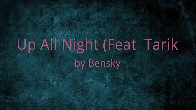 Tarika - Up All Night (音频版)