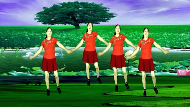 广场舞 - 人生路上让我遇见你，风风雨雨相依相偎在一起《让我爱你一背子》 (广场舞)