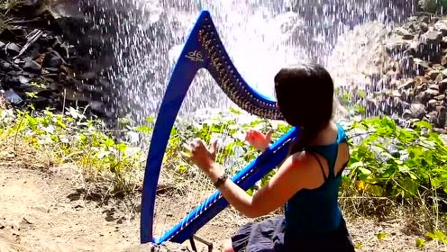 演奏曲 - 动人旋律 - 竖琴 (饭制版) (《最后的莫西干人》主题曲)