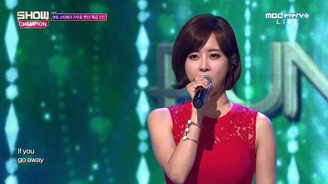殷嘉恩 - Never Say Goodbye (Live At 쇼챔피언 Show Champion 2015/08/12) (Live)
