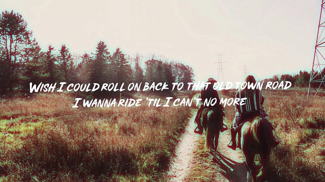 Lil Nas X - Old Town Road (歌词版)