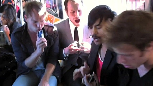 Atomic Tom - Take Me Out (Live On NYC Subway)