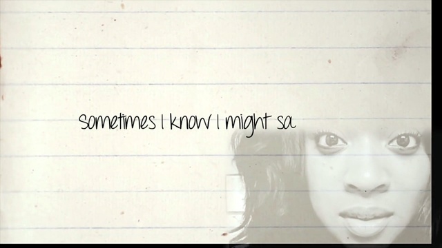 Kierra Sheard - Flaws (歌词版)