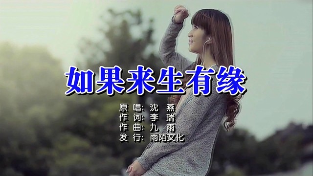 沈燕 - 如果来生有缘