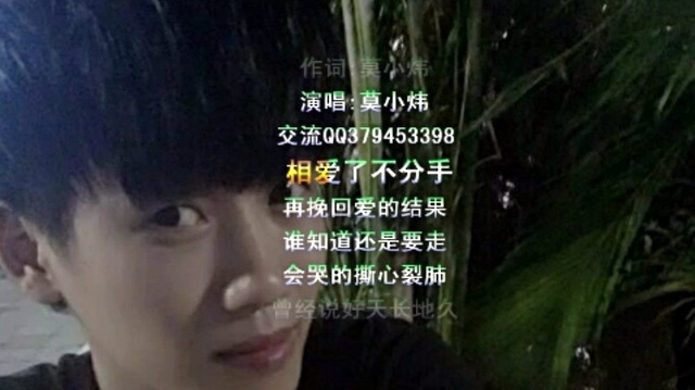 莫小炜 - 爱一动心就痛 (歌词版)