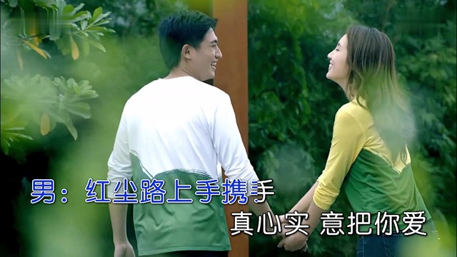 小叶子KO - 红尘路上手携手 (KTV版)