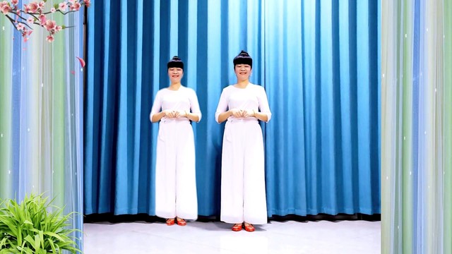 广场舞 - 古风歌曲《折风渡夜》简单时尚舞步 附分解 (广场舞)