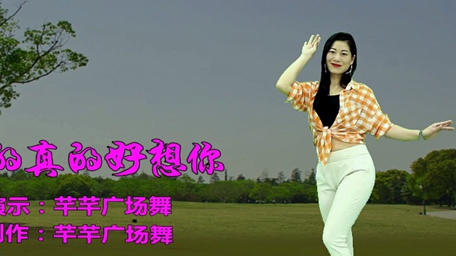 广场舞 - 广场舞《真的真的好想你》相守相依不容易，日思夜想都是你！ (广场舞)
