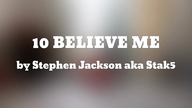 Stephen Jackson - BELIEVE ME (音频版)